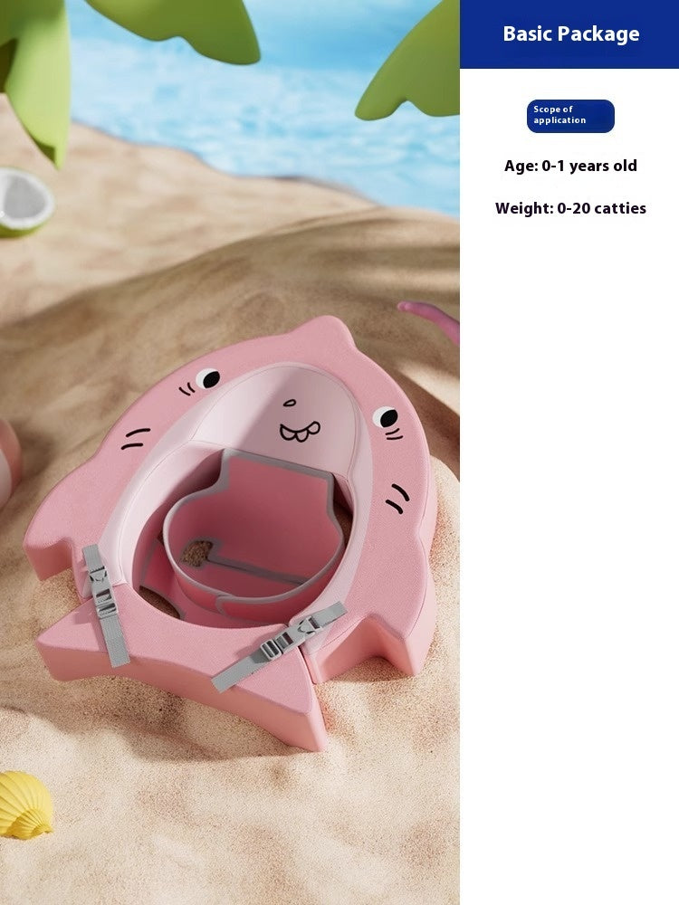 Anillo de natación para bebés con soporte lateral