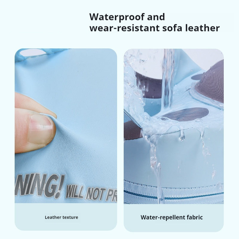 Anillo de natación para bebés con soporte lateral