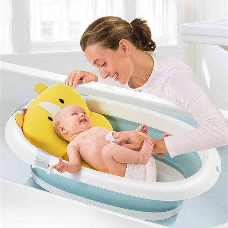 Alfombra colgante para baño de bebé