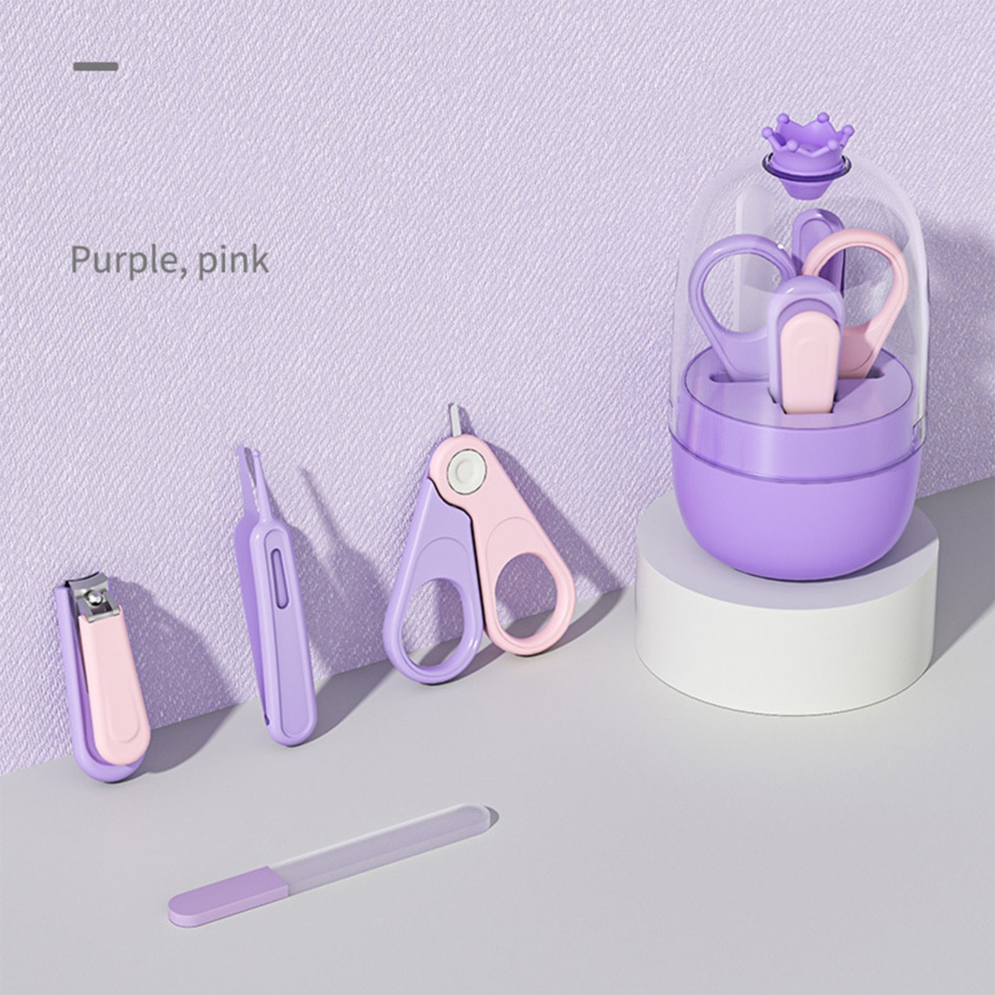 Set 4 en 1 para el cuidado de las uñas del bebé