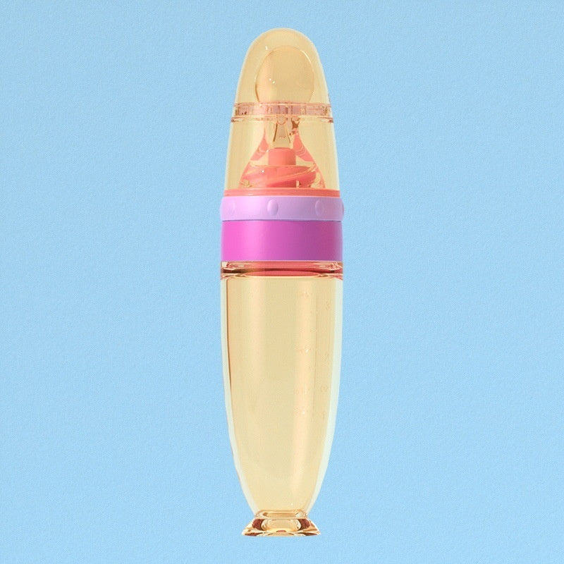 Botella de pasta de arroz con gel de sílice con succión (contiene nanoplata, para bebés)