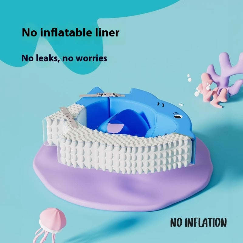 Anillo de natación para bebés con soporte lateral