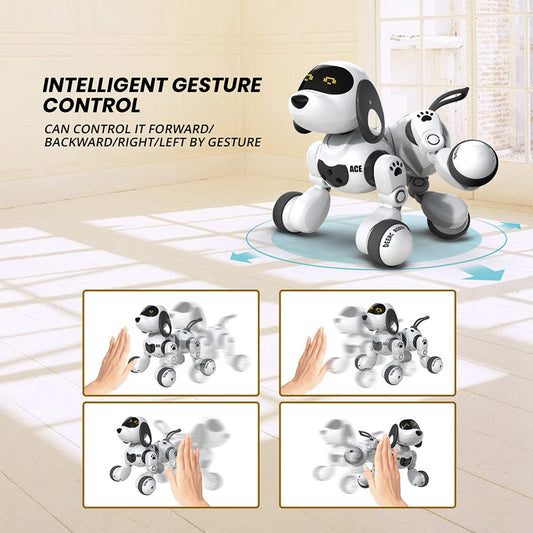 リモコン操作で歩くロボットドッグ