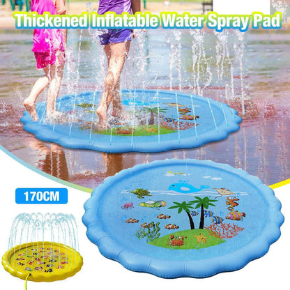 水遊びが楽しい！ふくらませる噴水プール