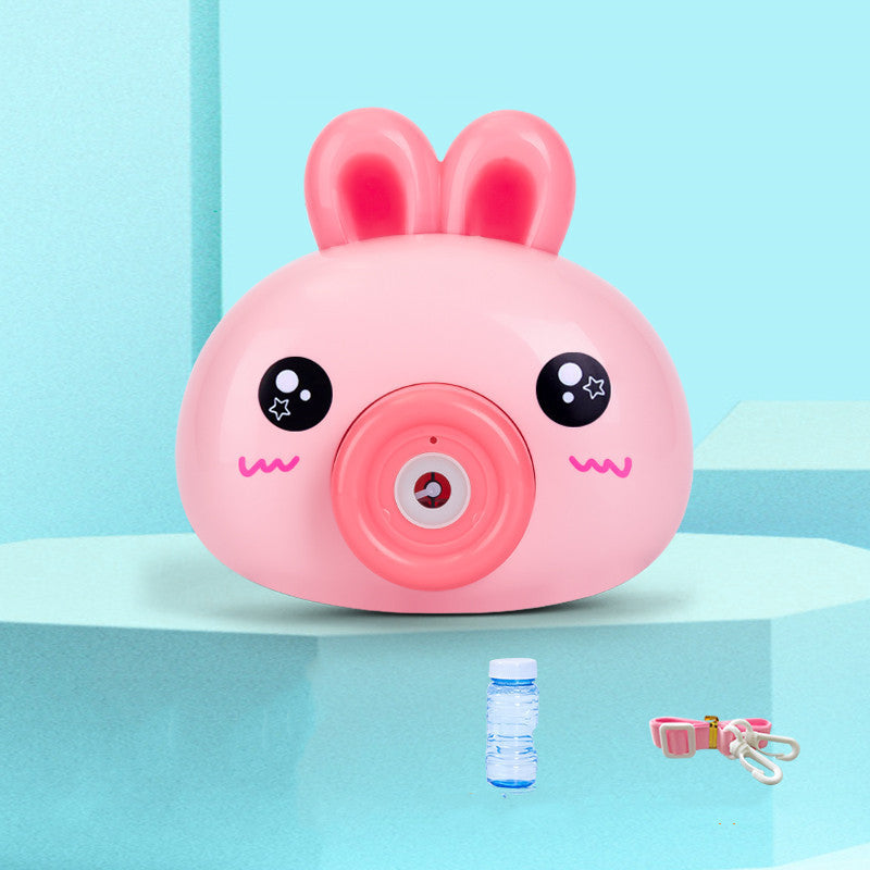 シャボン玉が出る子供用カメラトイ