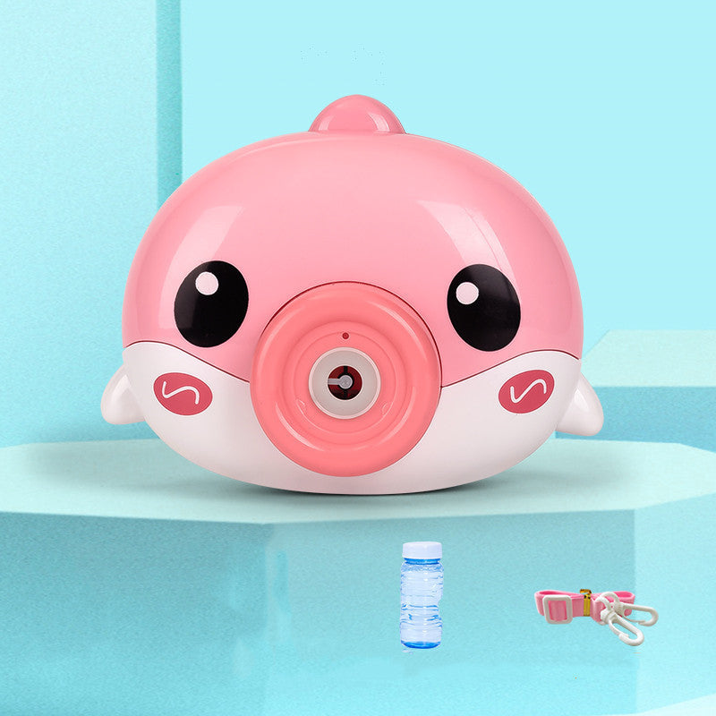 シャボン玉が出る子供用カメラトイ