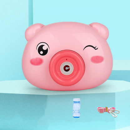 シャボン玉が出る子供用カメラトイ