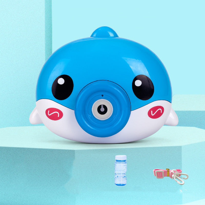 シャボン玉が出る子供用カメラトイ