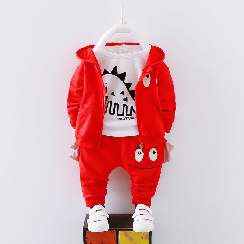 男の子用コットン子ども服