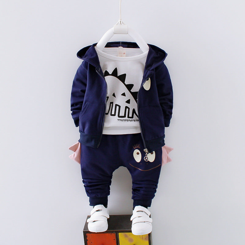 男の子用コットン子ども服