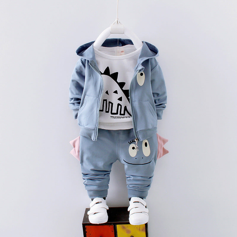 男の子用コットン子ども服