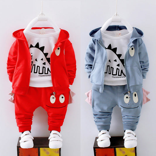 男の子用コットン子ども服