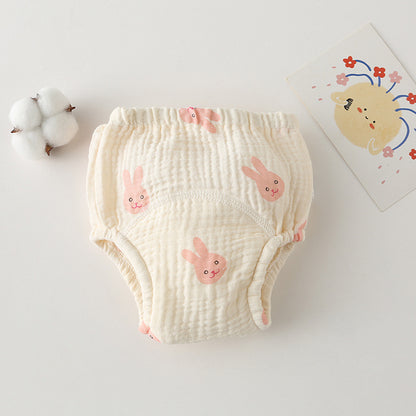 赤ちゃん用ガーゼトレーニングパンツ
